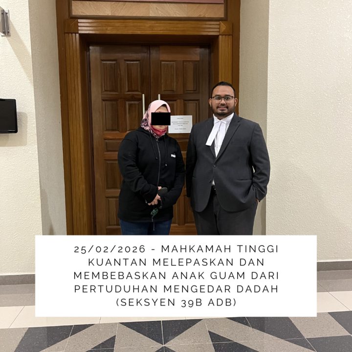 Mahkamah Tinggi Kuantan, 25 Februari 2026